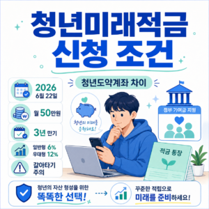 청년미래적금 2026 신청기간｜조건·이자·갈아타기 방법