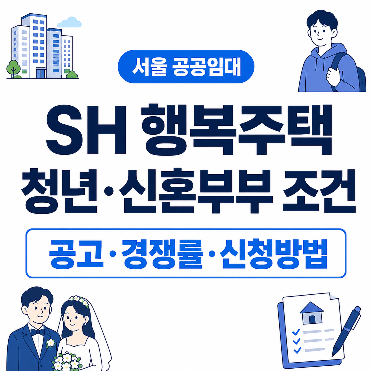 SH 행복주택 공고 ｜청년·신혼부부 조건, 경쟁률·신청방법·발표